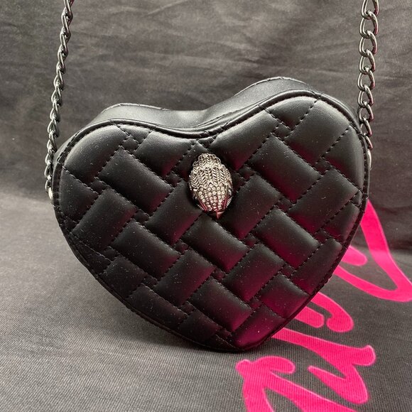Kurt Geiger Silver Eagle Head Shoulder Crossbody Bag